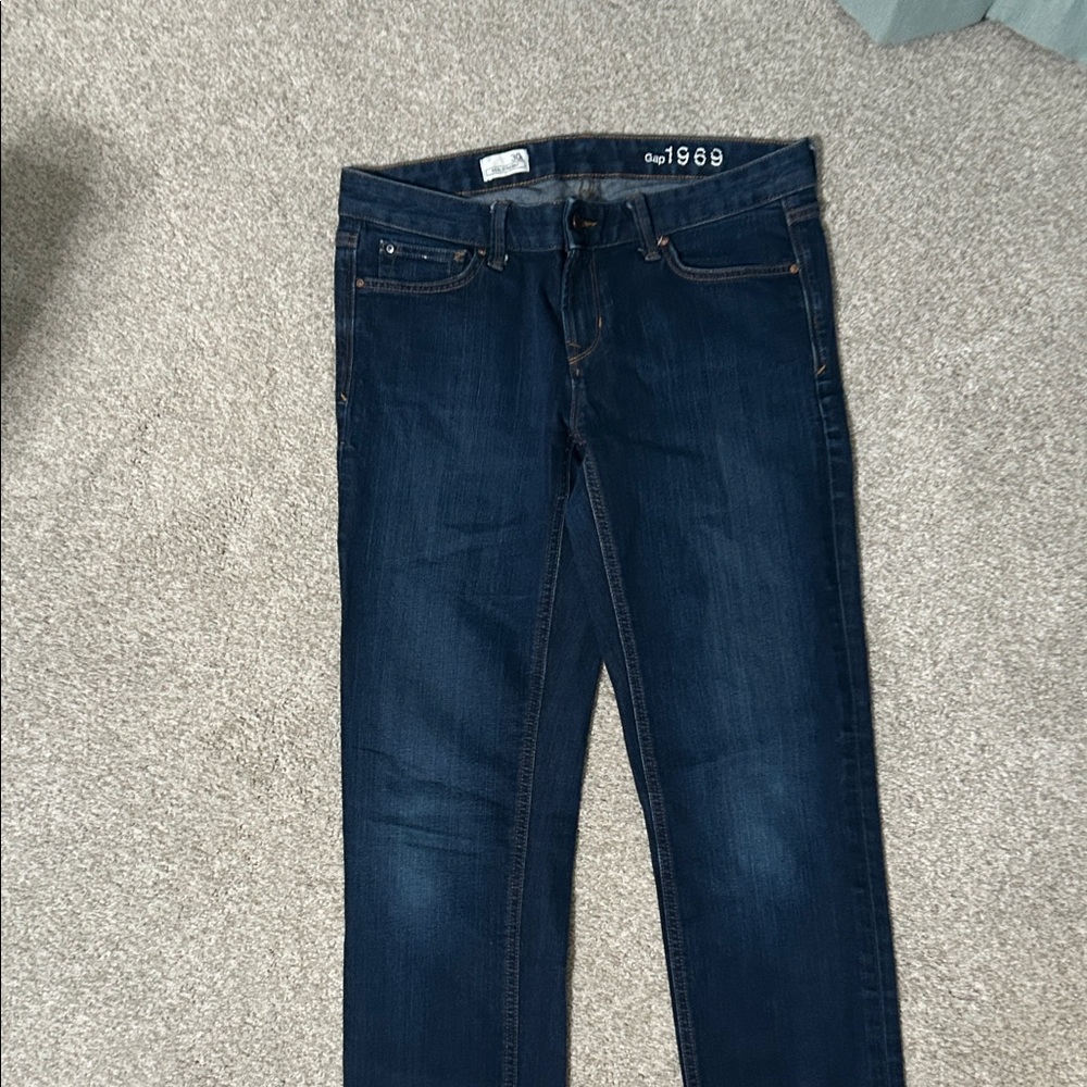 GAP Women's Deep Indigo Skinny Jeans